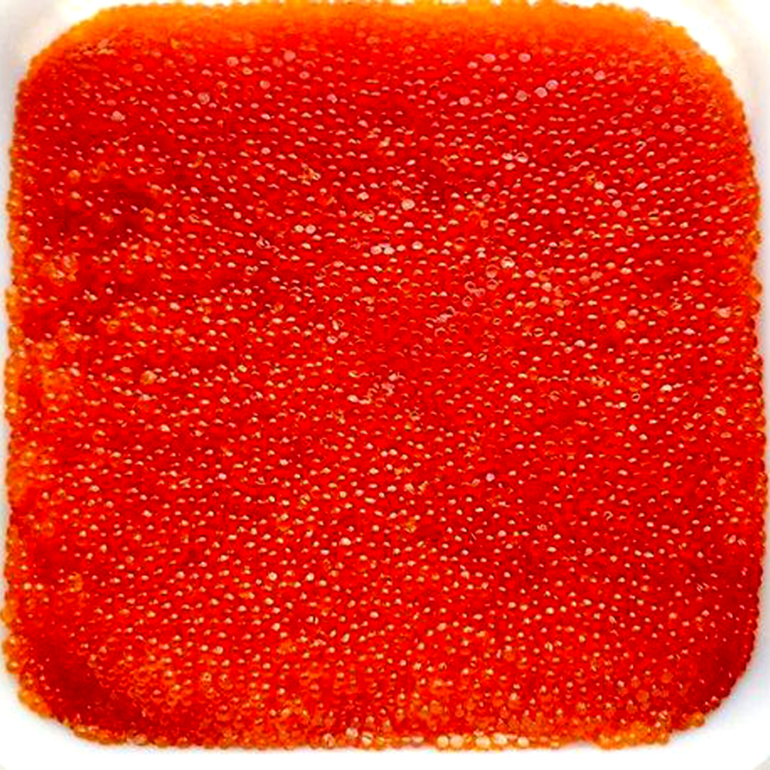 Red keta caviar chilled